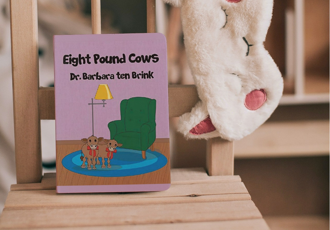 You are currently viewing Children’s Book Writer Explores the Unlikely yet Hilarious Scenario of Having Eight Pound Cows!